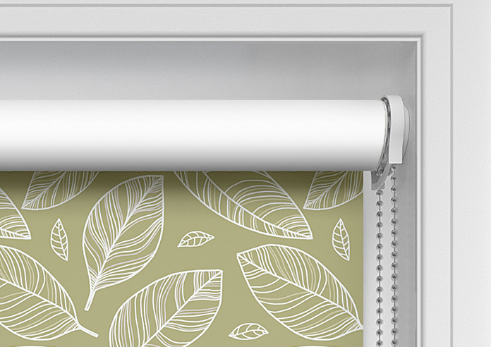 Falling Leaves, Green - Twist&Fit Roller Blind - Image 11